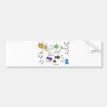 Bumpy Neurotransmitters Bumper Sticker