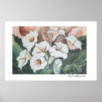 Bunch of Arums - poster
