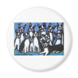 Bunch of Bostons Refrigerator Magnets