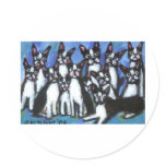 Bunch of Bostons Stickers