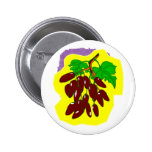 Bunch of peppers with yellow background button