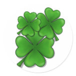bunch of shamrocks stickers