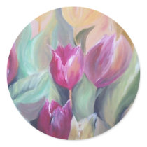 bunch of tulips sticker
