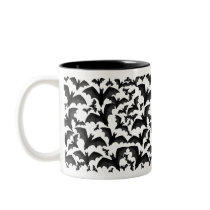 Bunch of Vampire Bats Halloween Mug