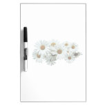 Bunch of White Daisies Dry Erase Board