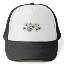 Bunch of White Daisies Trucker Hat