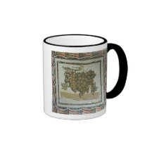 Bunch of white grapes, Roman mosaic Coffee Mugs