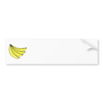 Bunch of Yellow Bananas. Bumper Stickers