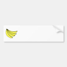 Bunch of Yellow Bananas. Bumper Stickers