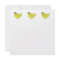 Bunch of Yellow Bananas. Personalized Announcement