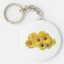 Bunch of Yellow Daisies Keychain