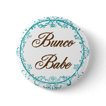 bunco babe pinback buttons