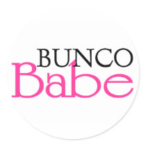 Bunco Babe Sticker