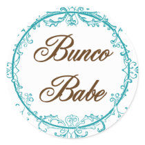 Bunco Babe Stickers