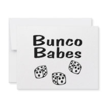 Bunco Babes Custom Invites