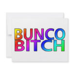 Bunco Bitch Colour invitations