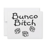 Bunco Bitch invitations