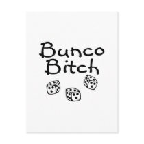 Bunco Bitch Post Card
