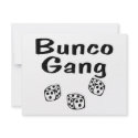 Bunco Gang invitations