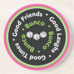 bunco good friends beverage coaster