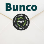 bunco good friends stickers