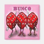 Bunco Refrigerator Magnets