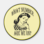 Bunco What Number Are We On #2 Fridge Magnets