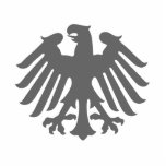 Bundesrat Logo, Germany flag Cut Out