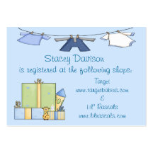 Bundle Of Joy Baby Registry Cards Business Cards