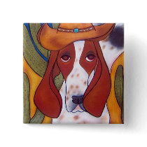 Bungalowart.com Desert Hound Button