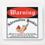 Bungee Jumper Adrenaline Junkie Mouse Pads