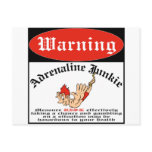 Bungee Jumper Adrenaline Junkie Post Cards