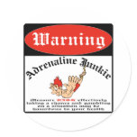 Bungee Jumper Adrenaline Junkie stickers