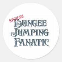 Bungee Jumping Fanatic Sticker