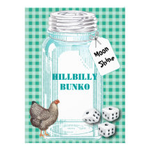 Bunko - Country Style or Hillbilly Style Custom Invite