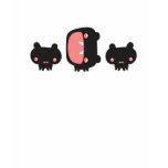 BunniBunniMonster-BlackBackground t-shirts
