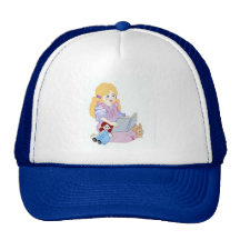 Bunnies and Books Trucker Hats