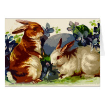 Bunnies Easter Card