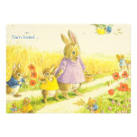 Bunnies Easter Party Invitation