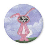 Bunny Alien Magnet