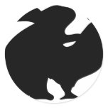 bunny and chicken icon stickers