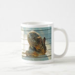 Bunny and Chipmunk Sharing Coffee Mug