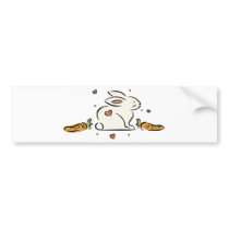 Bunny bumper stickers