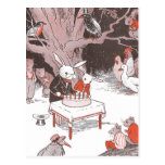 Bunny Cuts Birthday Cake Post Cards