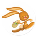 Bunny Easter on the Loose!! cartoon sticker