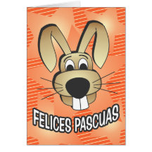 Bunny Face - spanish Card