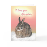 Bunny for Grandma Mother's Day cards