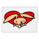 Bunny Heart card