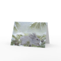 Bunny Holiday Card