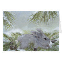 Bunny Holiday Card